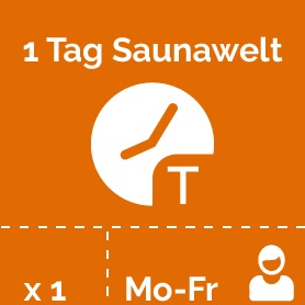 Einen Tag von Montag bis Freitag Saunawelt Erwachsene
